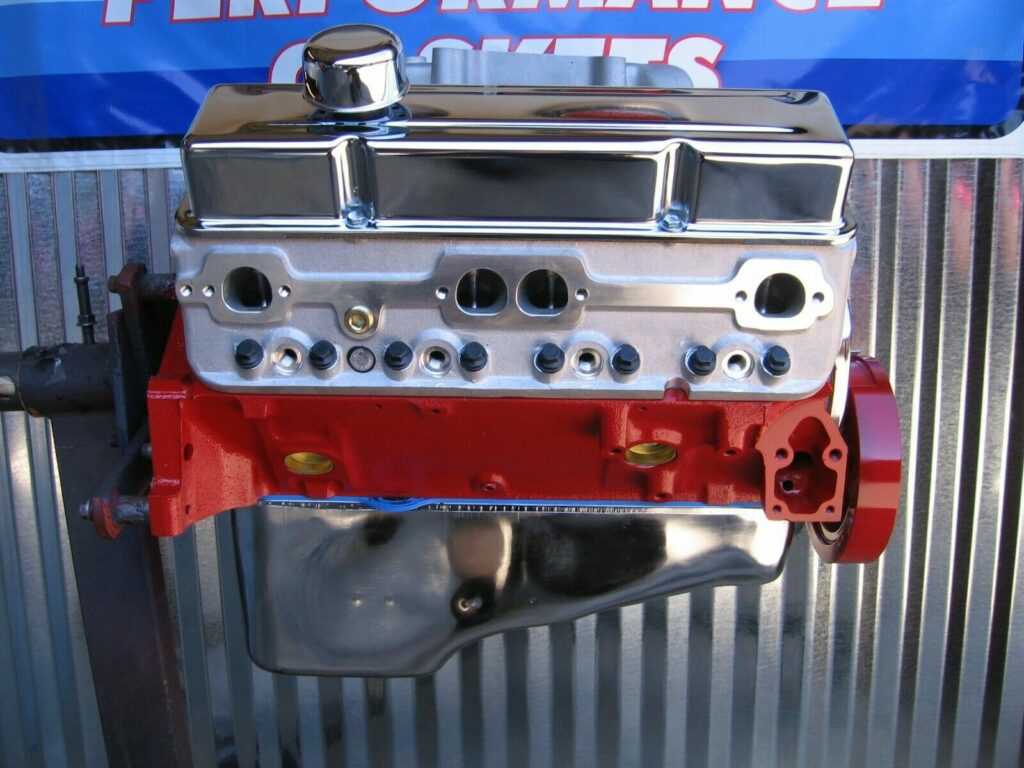 Chevy 383 / 425 HP 4 Bolt Aluminum Heads Hi-perf Balanced Crate Engine ...